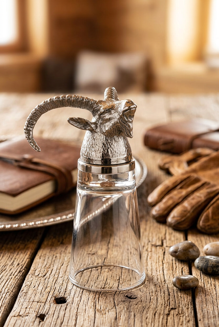 Schnapsglas Steinbock