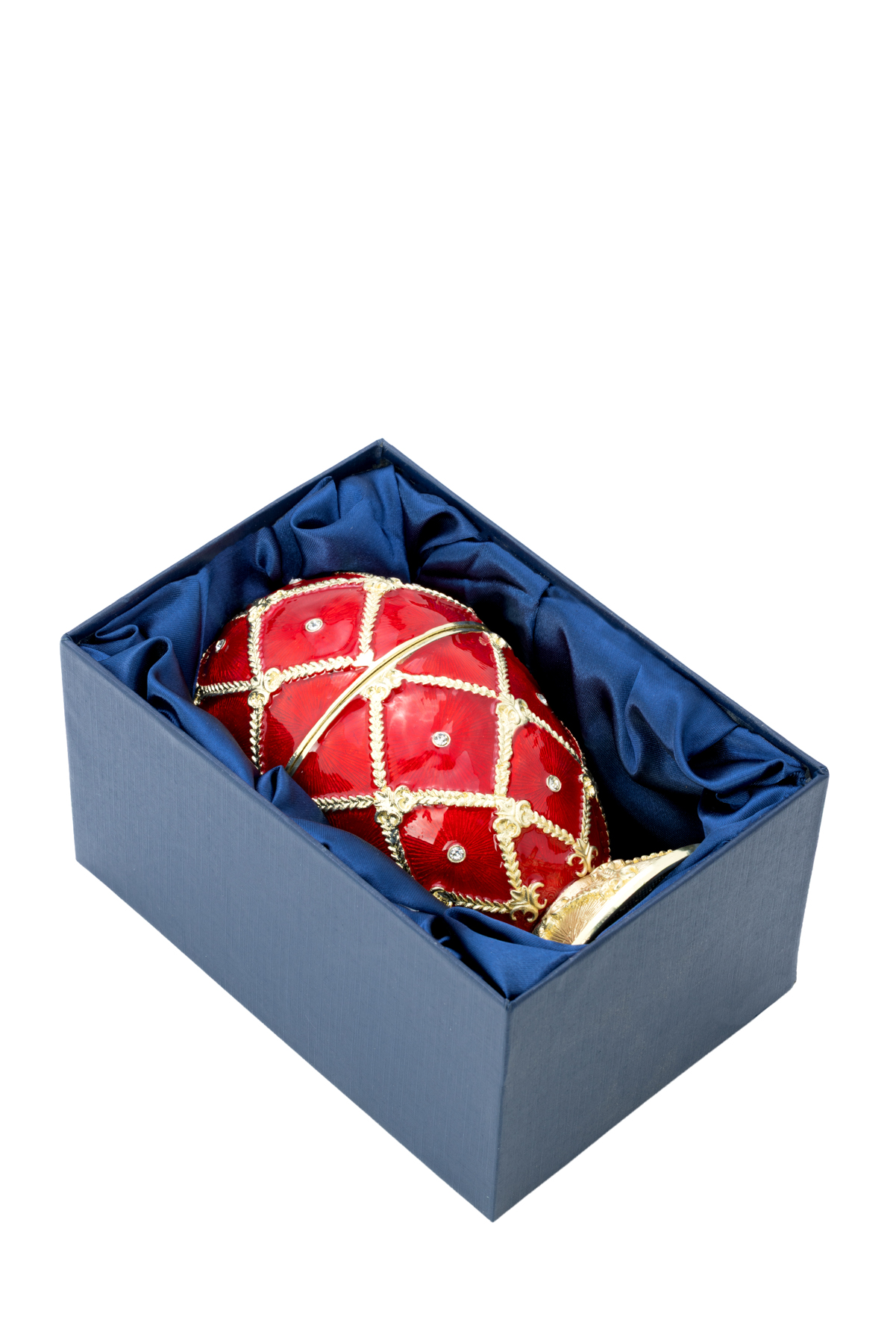 Eidose Emaille vergoldet rot