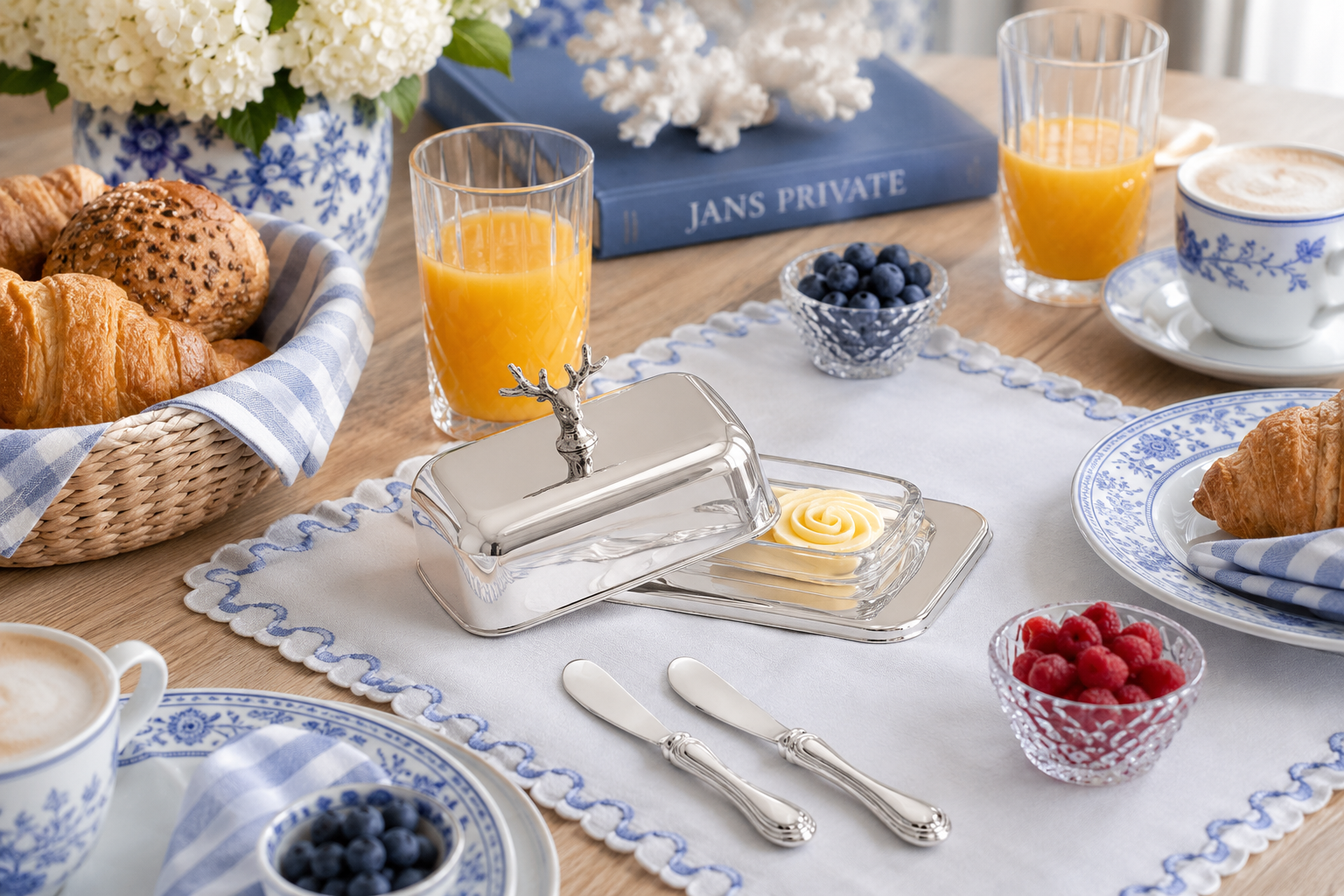 Buttermesser-Set Faden