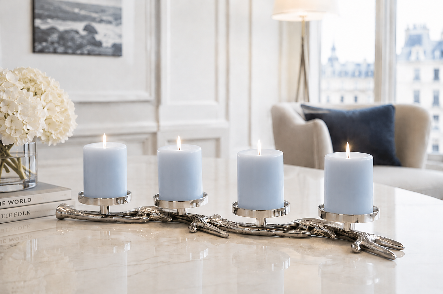 Kerzenständer Geweih Advent