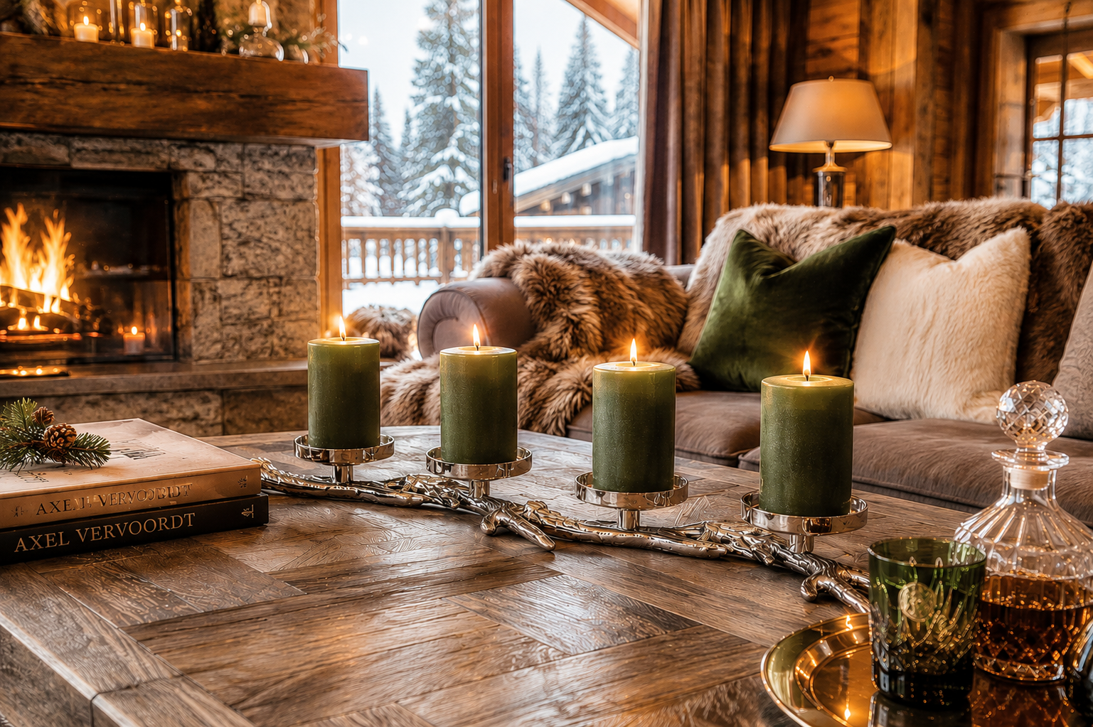 Kerzenständer Geweih Advent