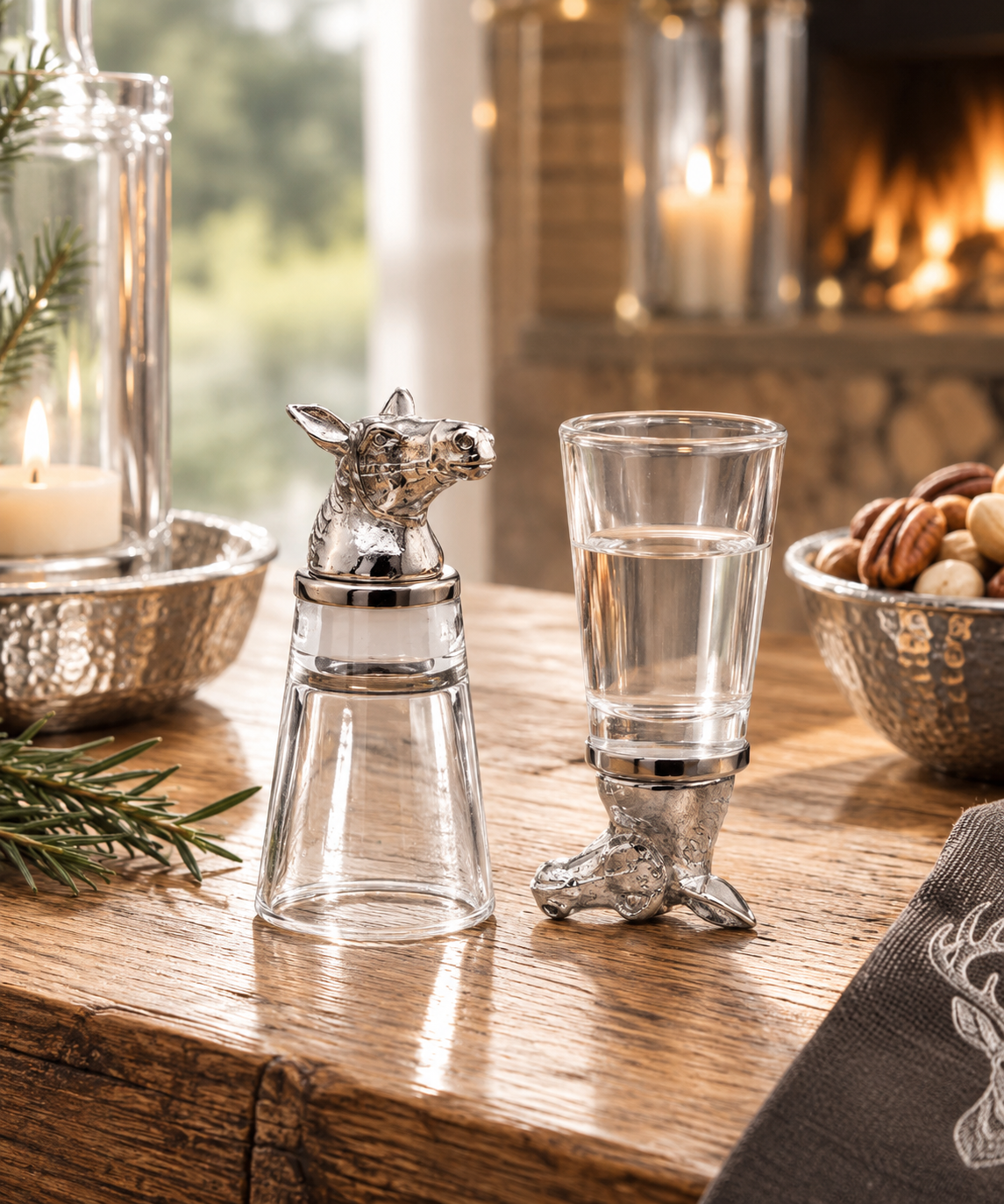Schnapsglas Pferd