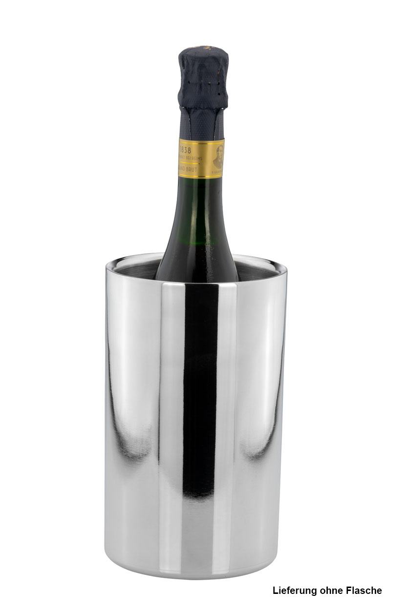 Champagner- / Flaschenkühler glatt poliert