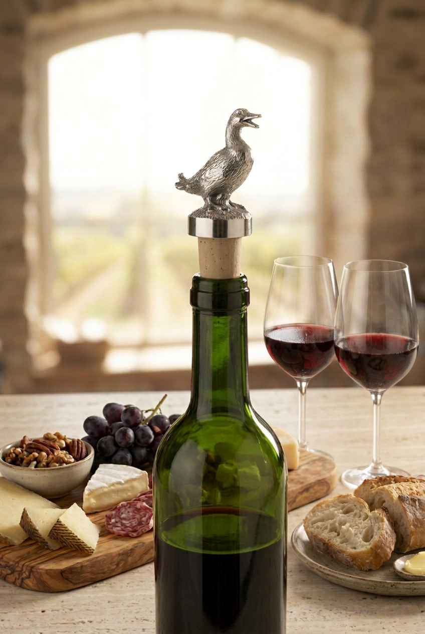 bottle cork duck