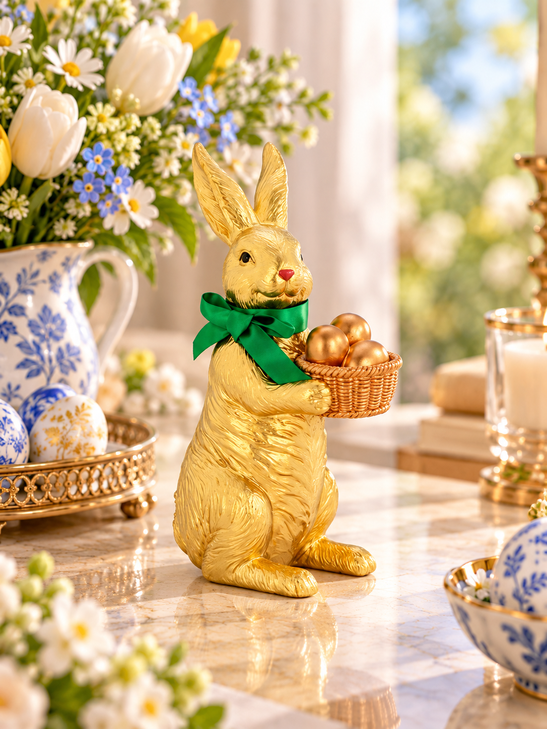 Rabbit Gold-Coloured