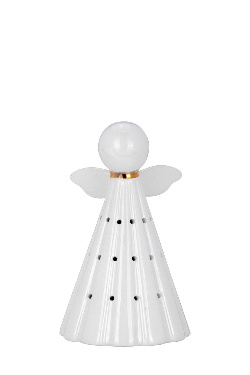 Engel weiß / gold LED