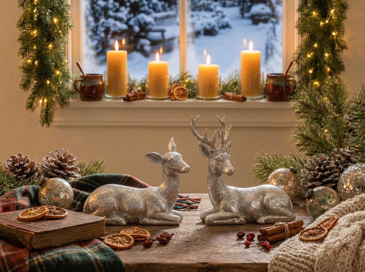Deer Pair Lying