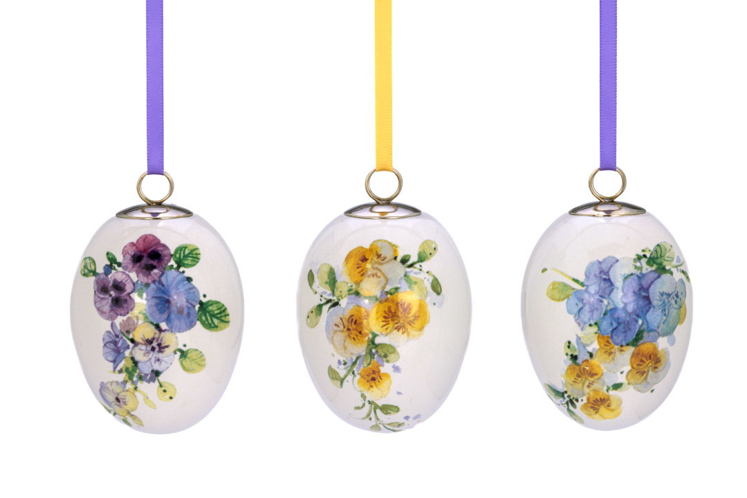 Eier-Set zum Hängen Blumen