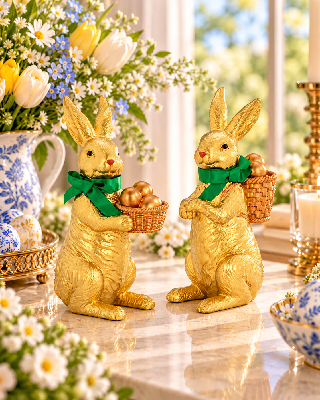 Rabbit Gold-Coloured