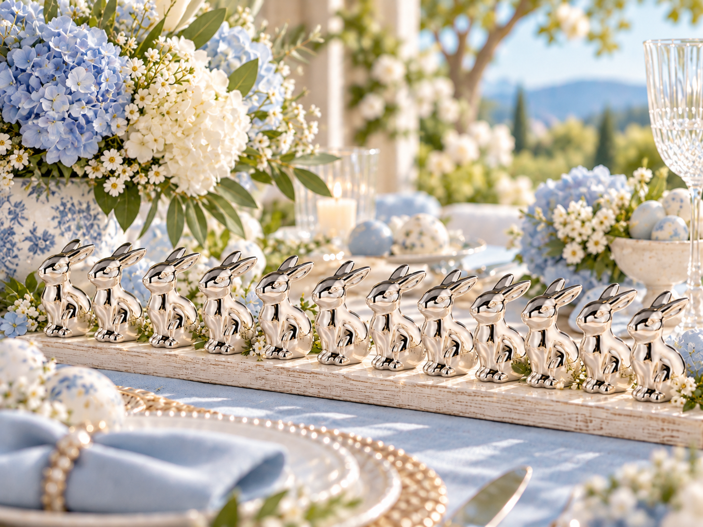 Rabbit Sitting - Set of 12