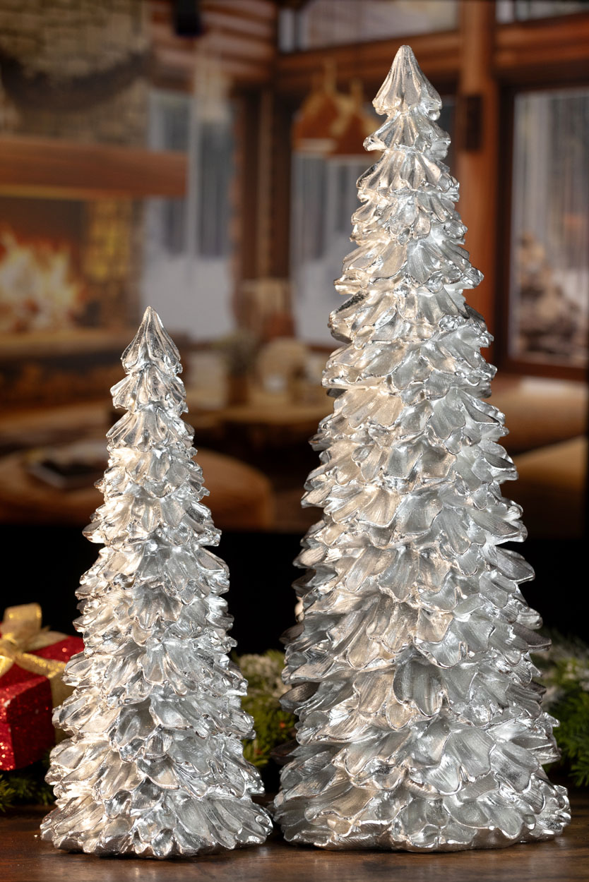  Deko-Baum silber 30,8 cm 