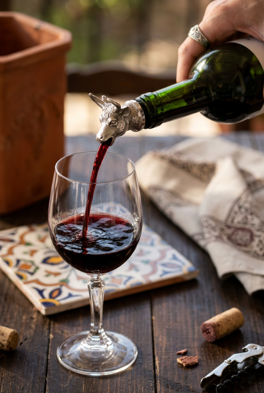 bottle pourer taurus/bull