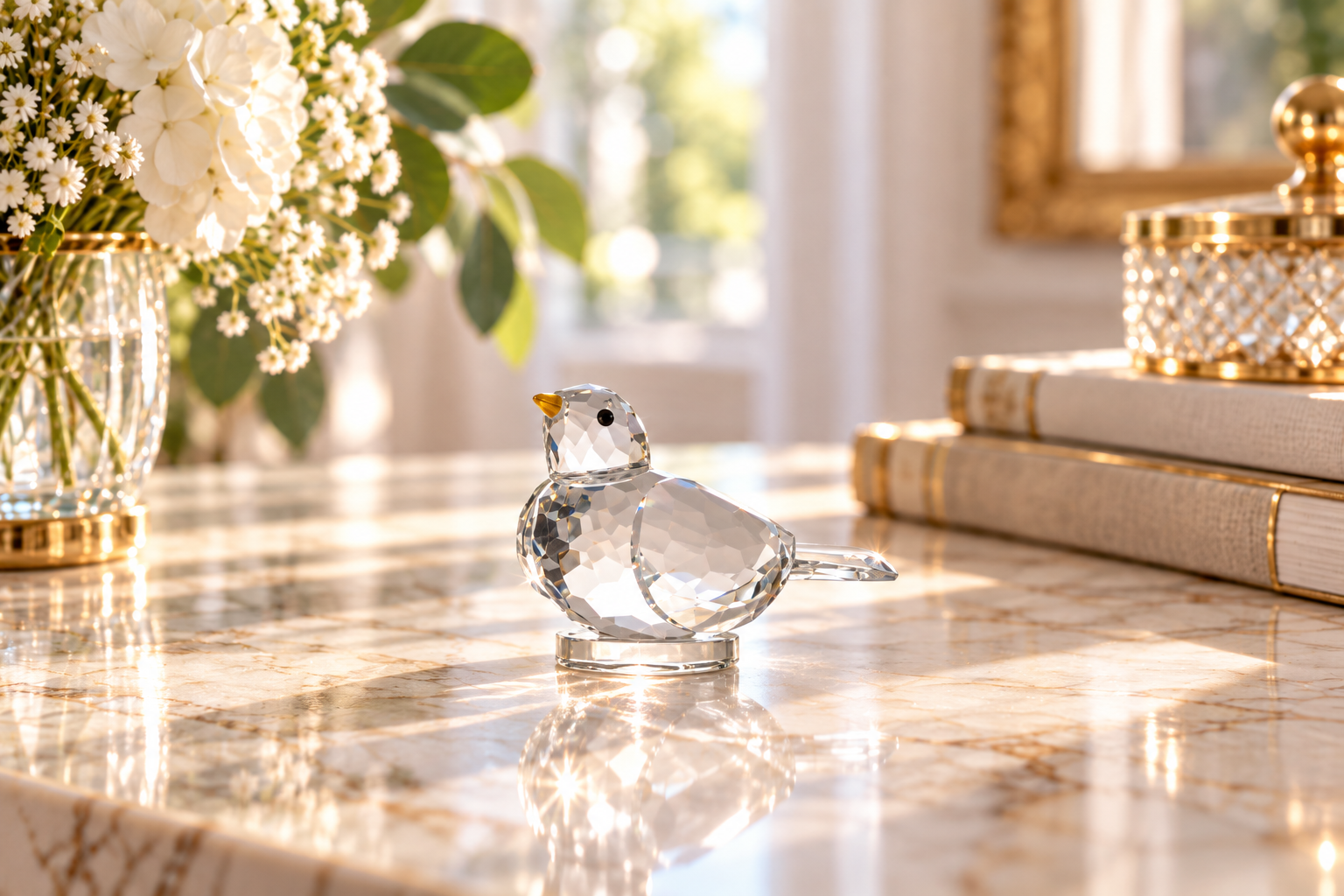 Glasfigur Vogel