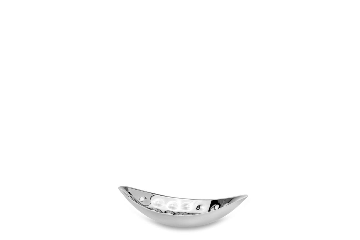 Schale oval klein Edelstahl 27 x 14,5 cm