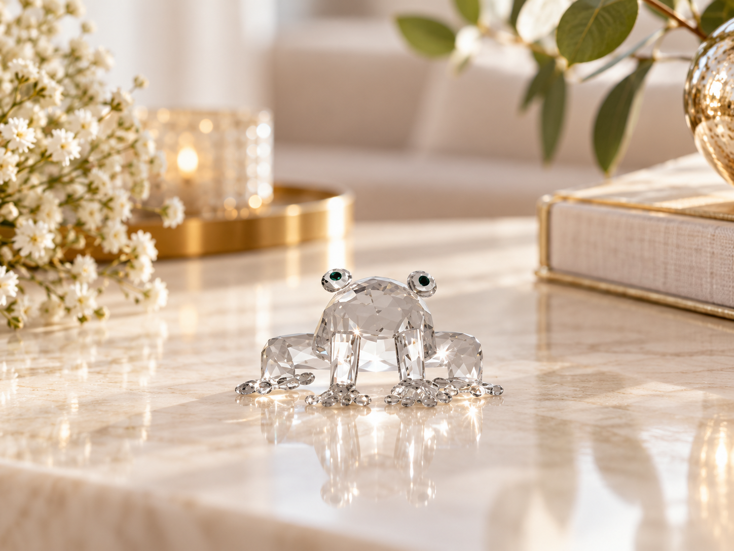 Glasfigur Frosch