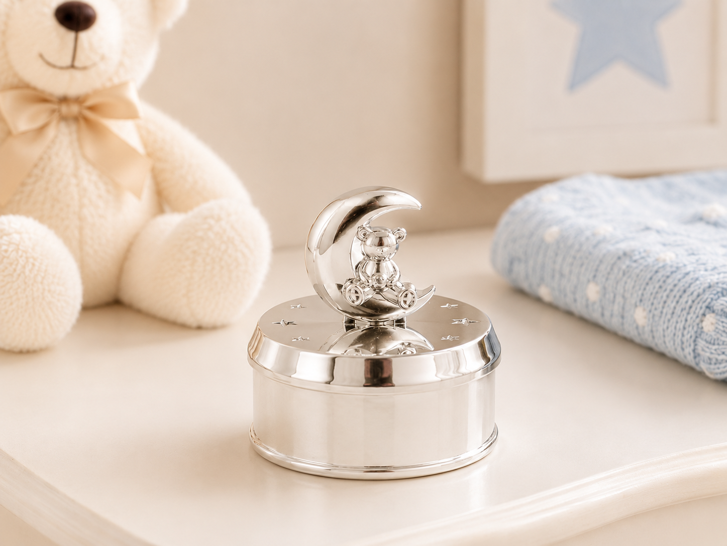 Spieluhr Teddy/Mond
