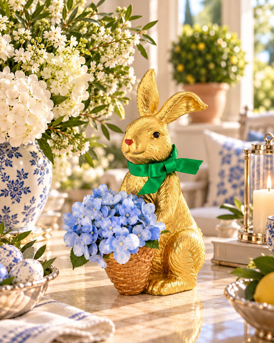 Rabbit Gold-Coloured