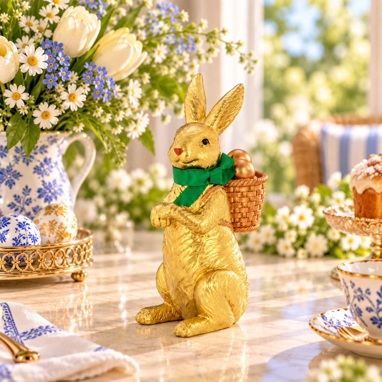 Rabbit Gold-Coloured