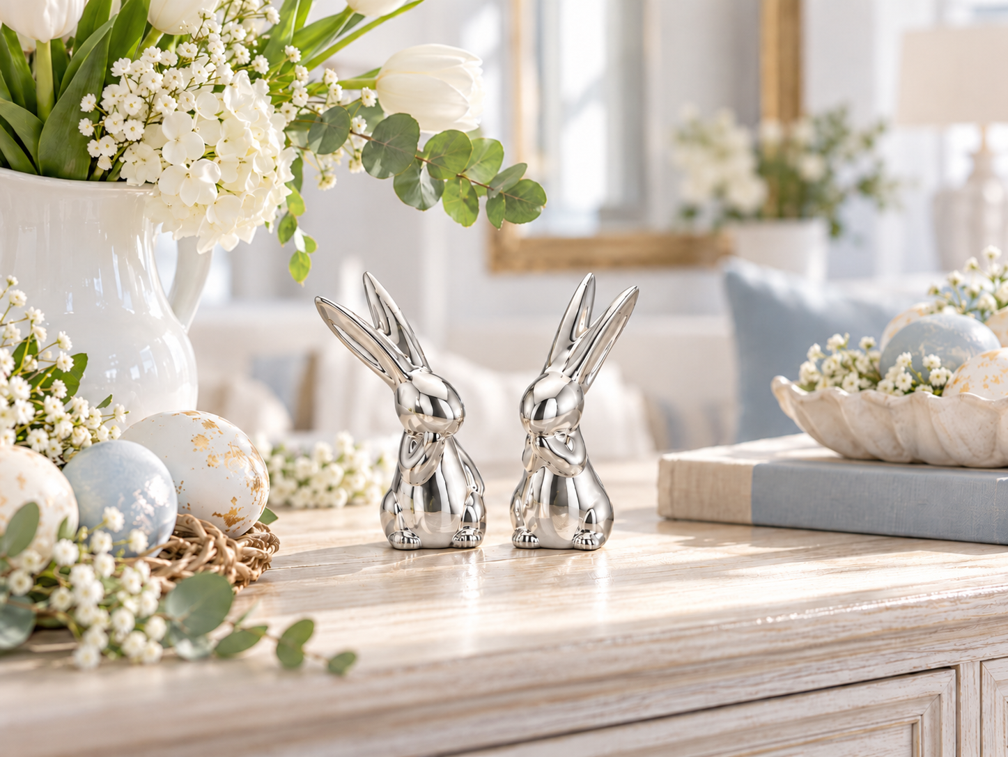 Rabbit Pair 10.5 cm