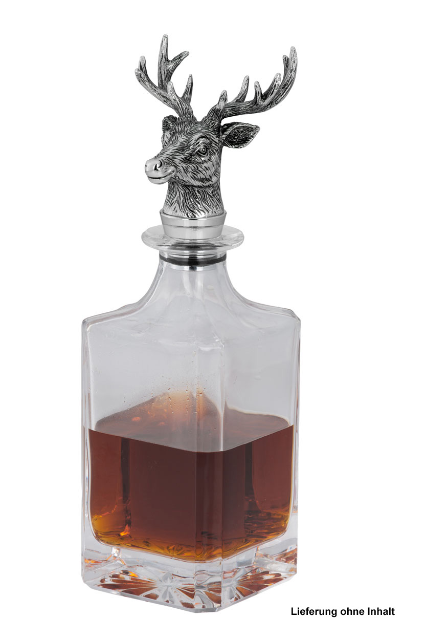 carafe with deer stopper