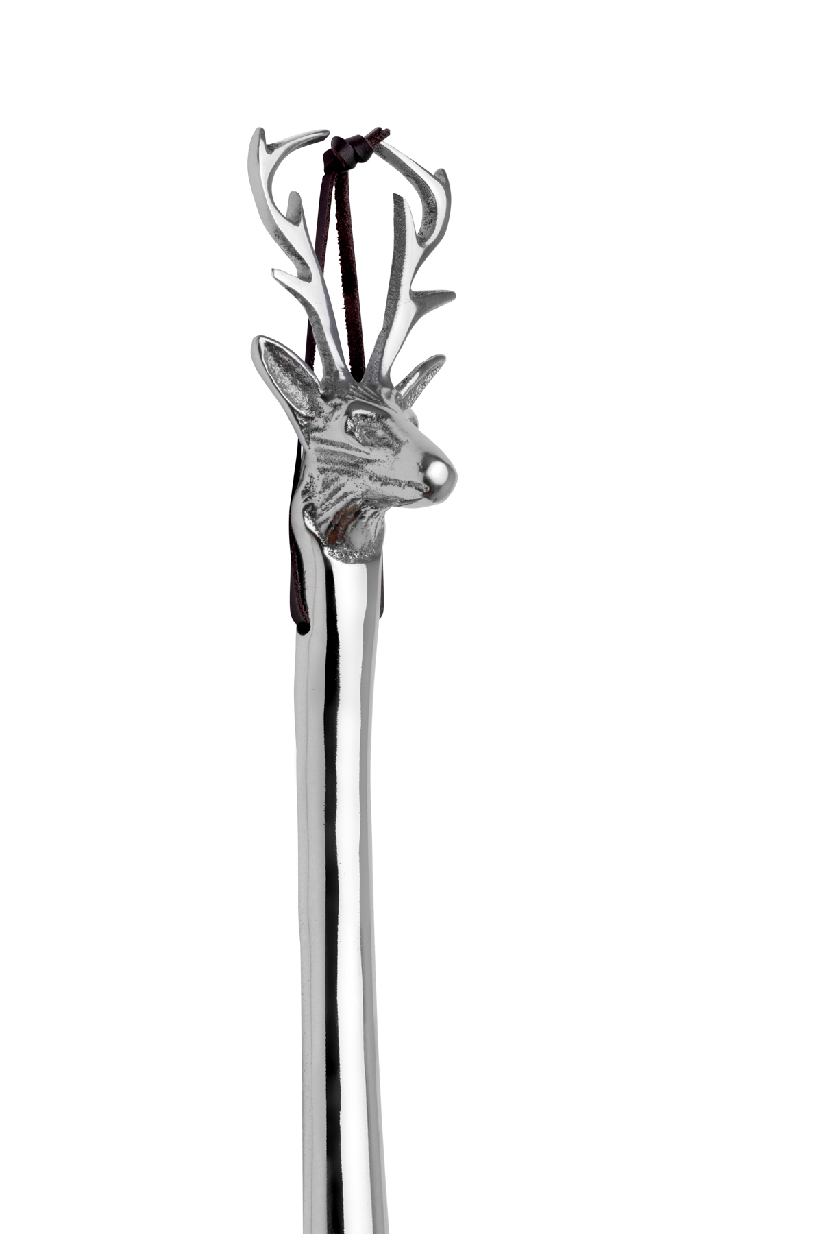 Schuhlöffel Hirschkopf