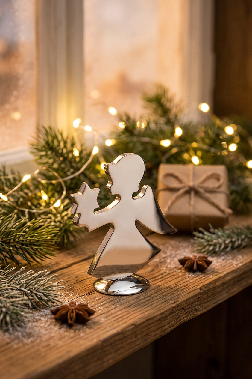 angel girl with star small
