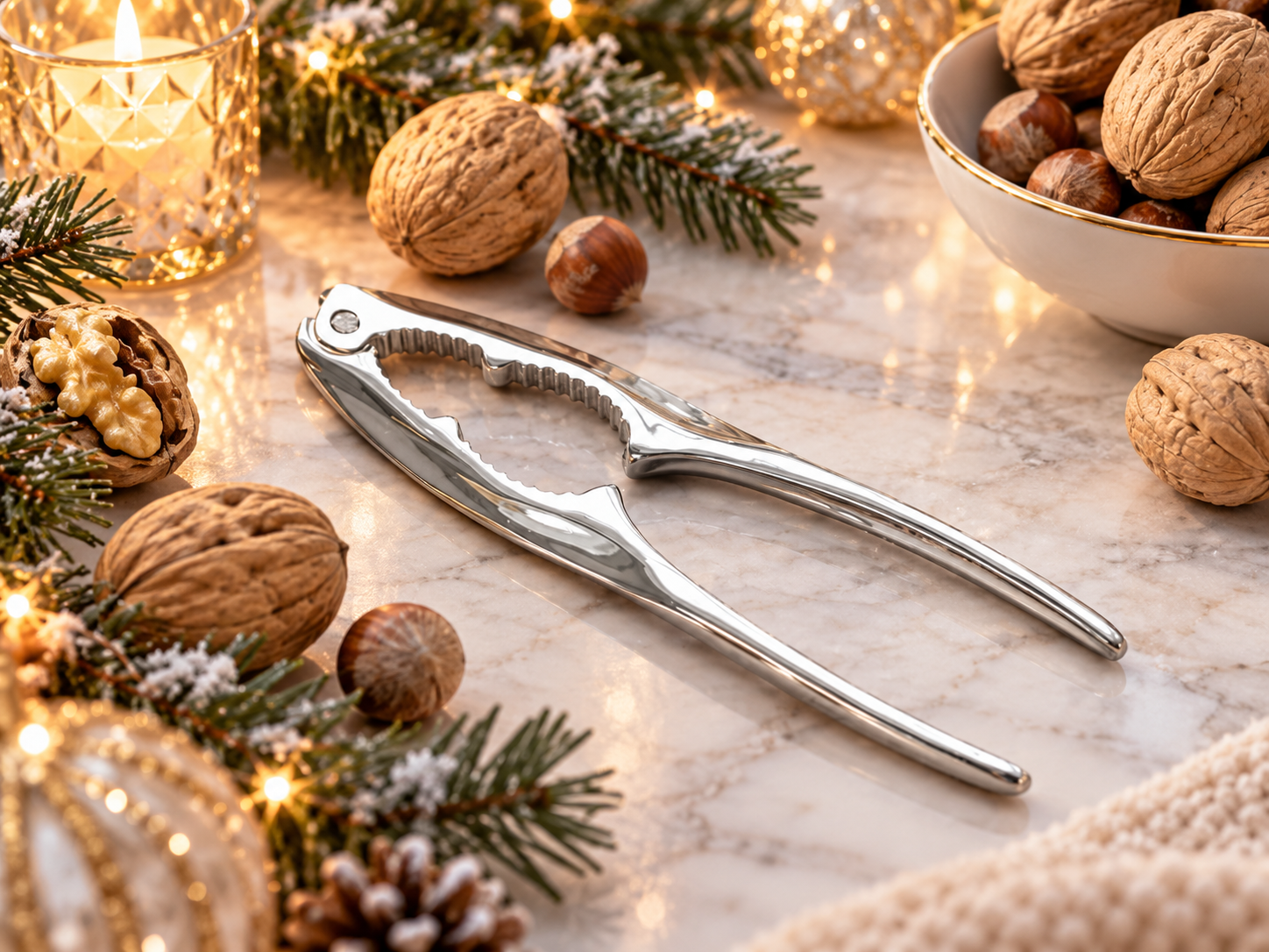 Nutcracker for Hazelnuts and Walnuts