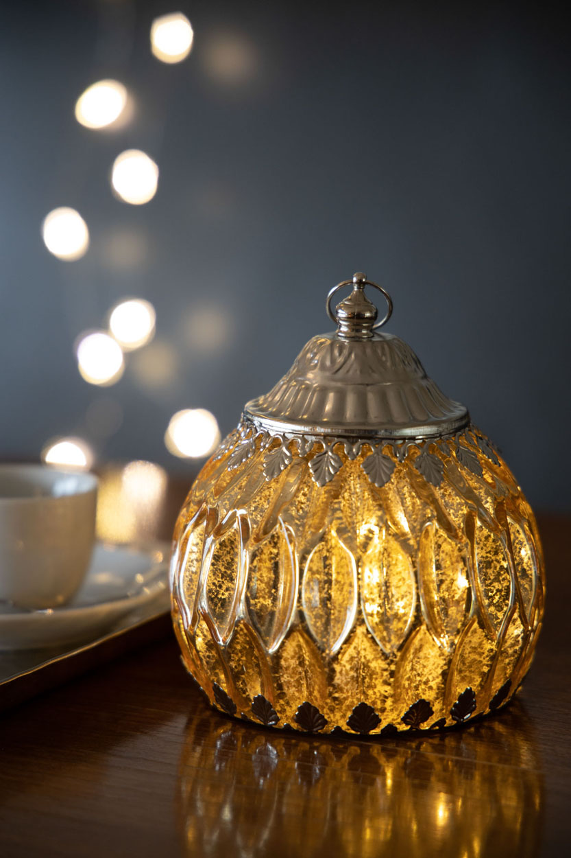 Glaslaterne Gold 5303