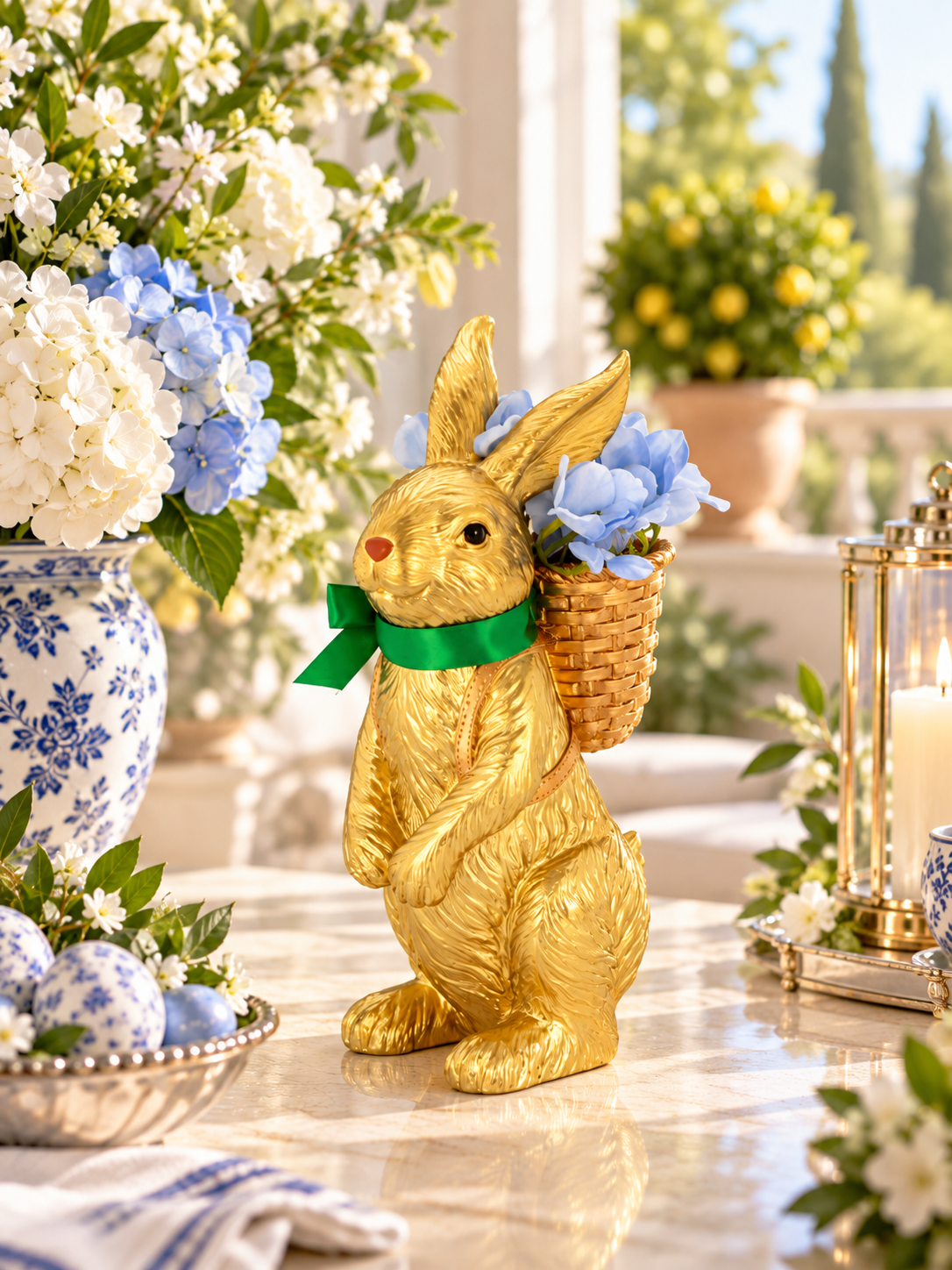 Rabbit Gold-Coloured