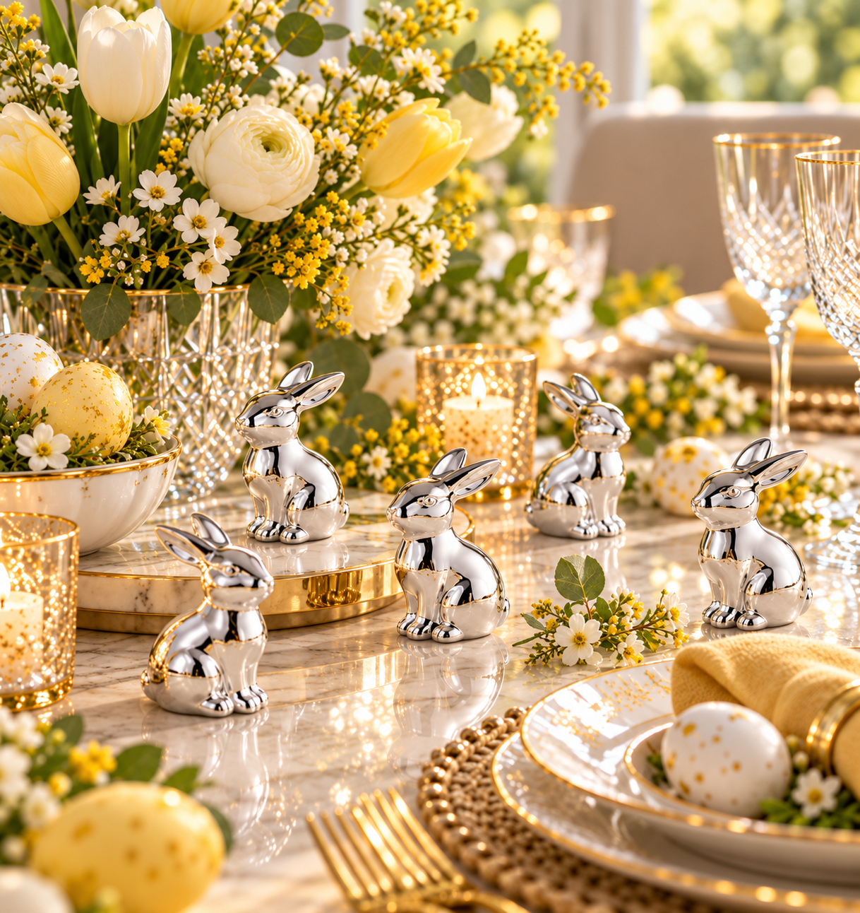 Rabbit Sitting - Set of 12