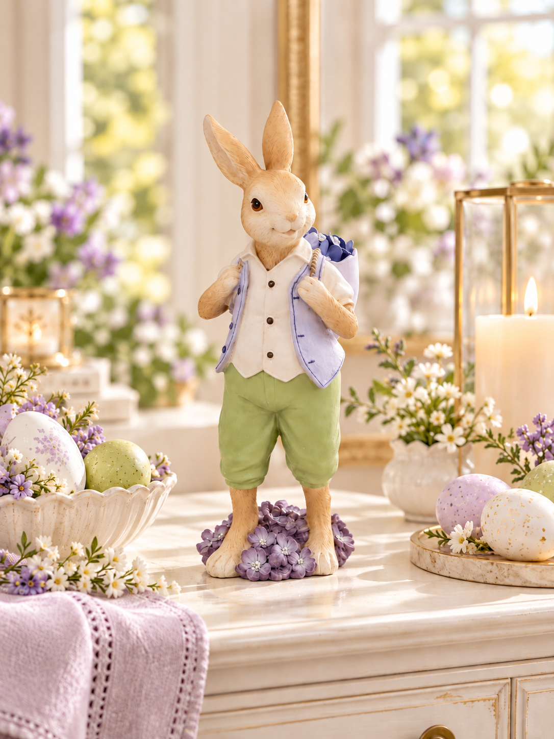 Rabbit Male with Basket