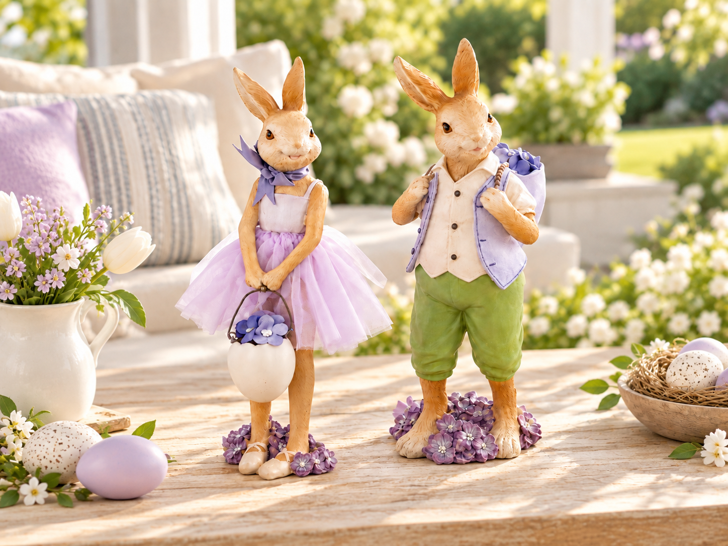 Rabbit Male with Basket