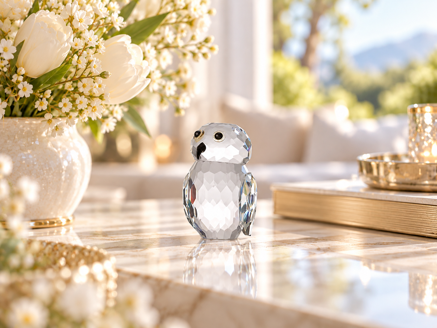 Glass Figure Owl