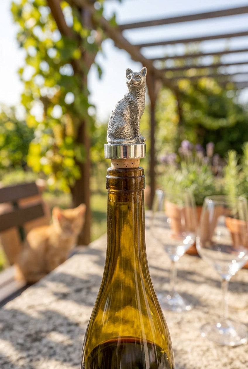 bottle cork cat stainless steel