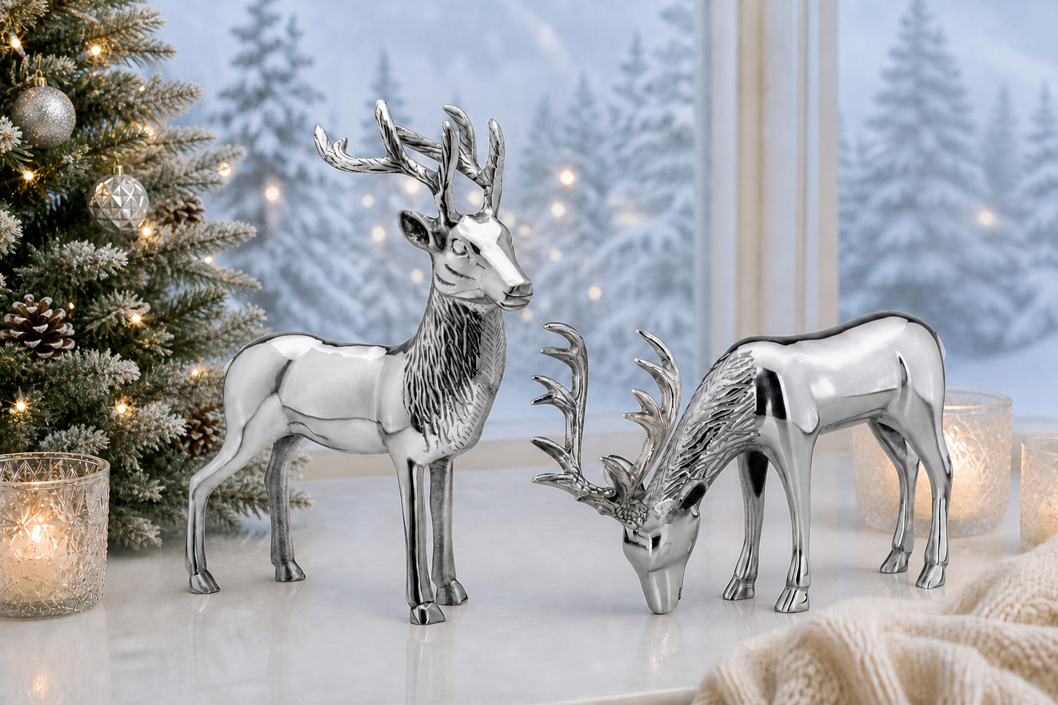 deer grazing 24 cm