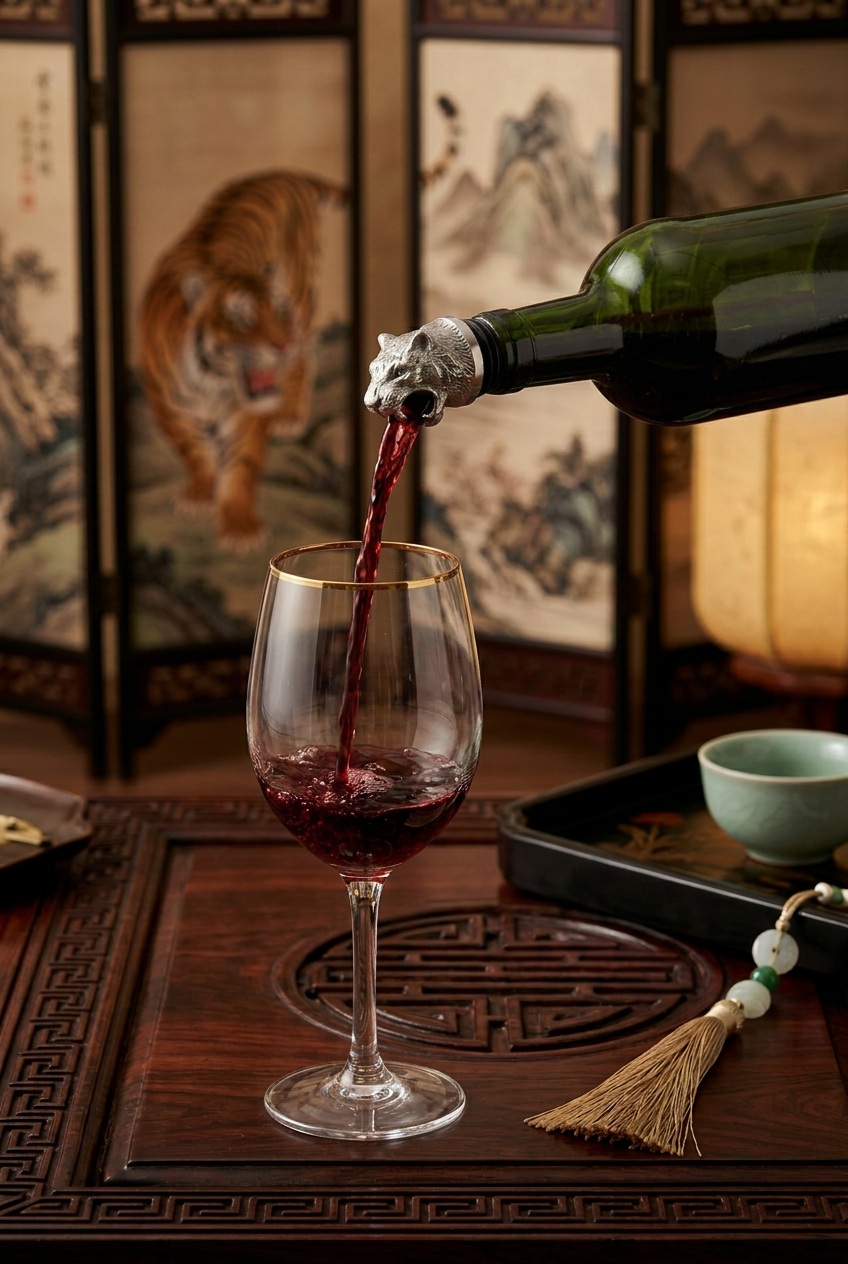 bottle pourer tiger